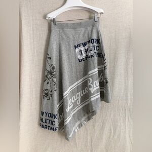 Daily Practice by Anthropologie Asymmetrical Baseball Skirt